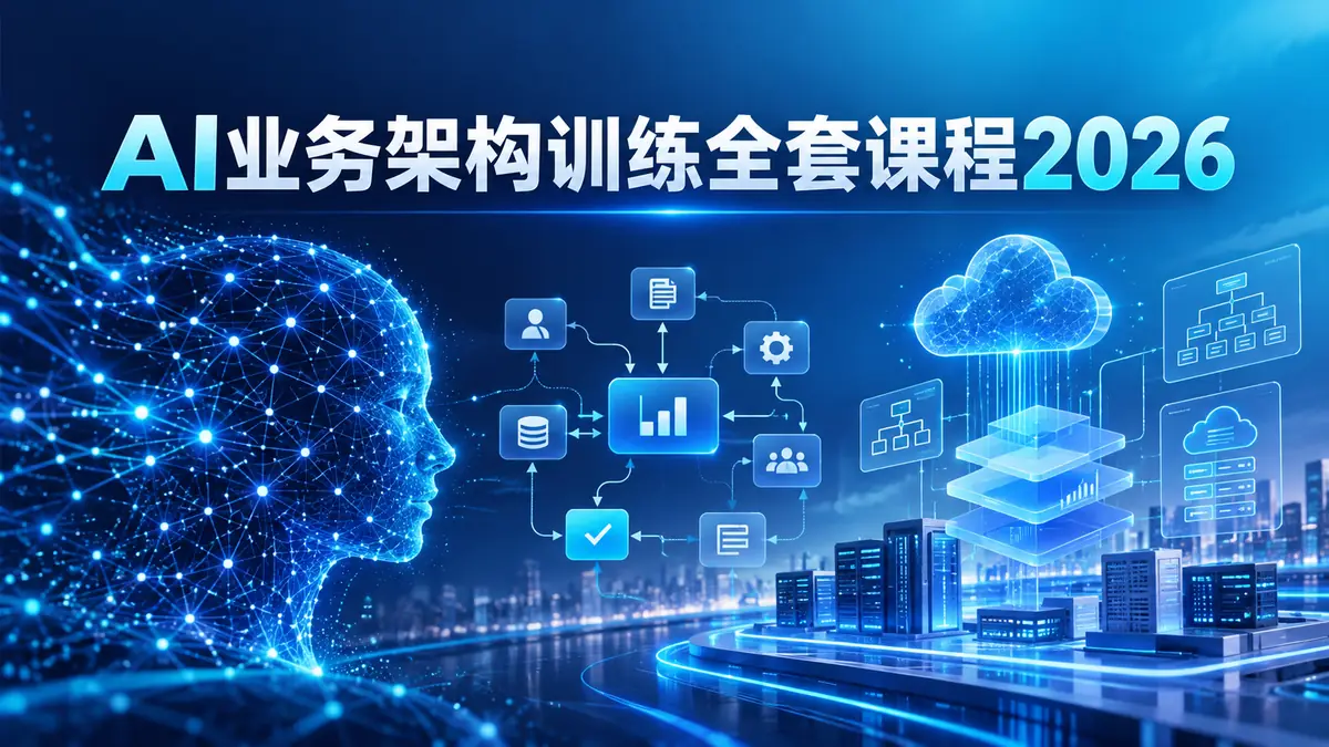 AI业务架构训练全套课程2026